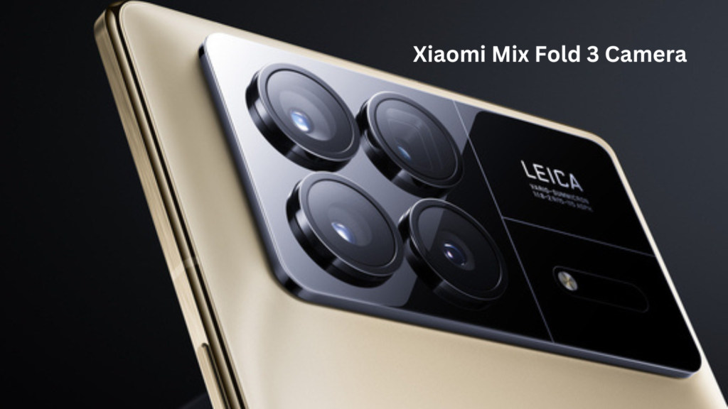 Xiaomi Mix Fold 3 Camera
