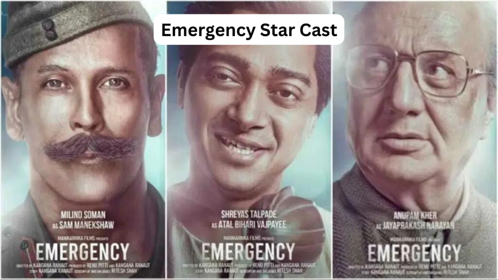Kangana Ranaut Emergency Star Cast
